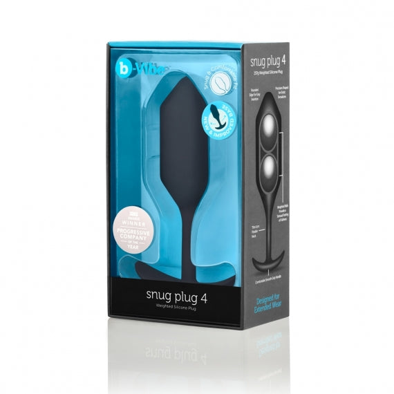 b-Vibe Snug Plug 4 Weighted Silicone Butt Plug