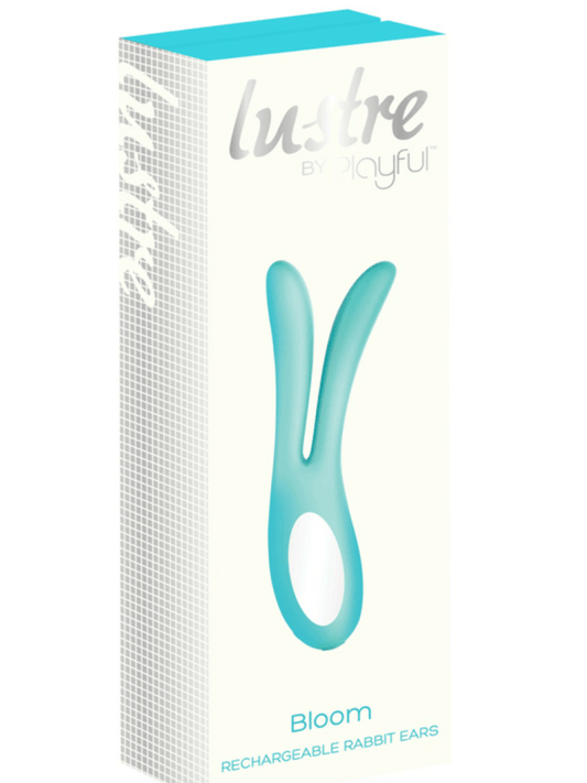 Lustre by Playful Bloom Rechargeable Rabbit Ears Vibrator - Teal