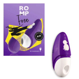 Romp Free Rechargeable Travel Clitoral Stimulator - Purple