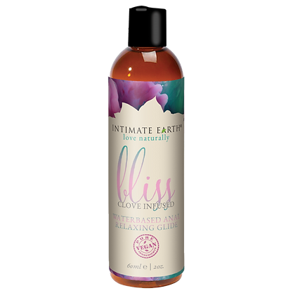 Intimate Earth Bliss Clove Infused Water Based Anal Relaxing Glide 60ml