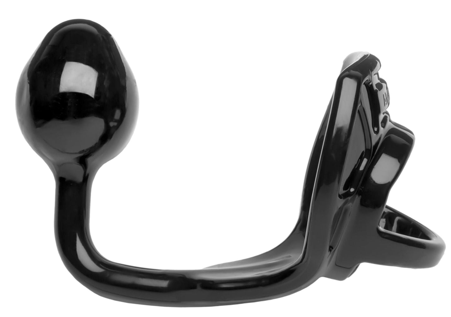 PerfectFit Brand Armour Tug Lock Hands Free Prostate Pleasure - Black