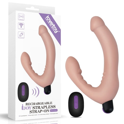 Lovetoy Products IJOY Rechargeable Strapless Strap-On with Remote Control - Light