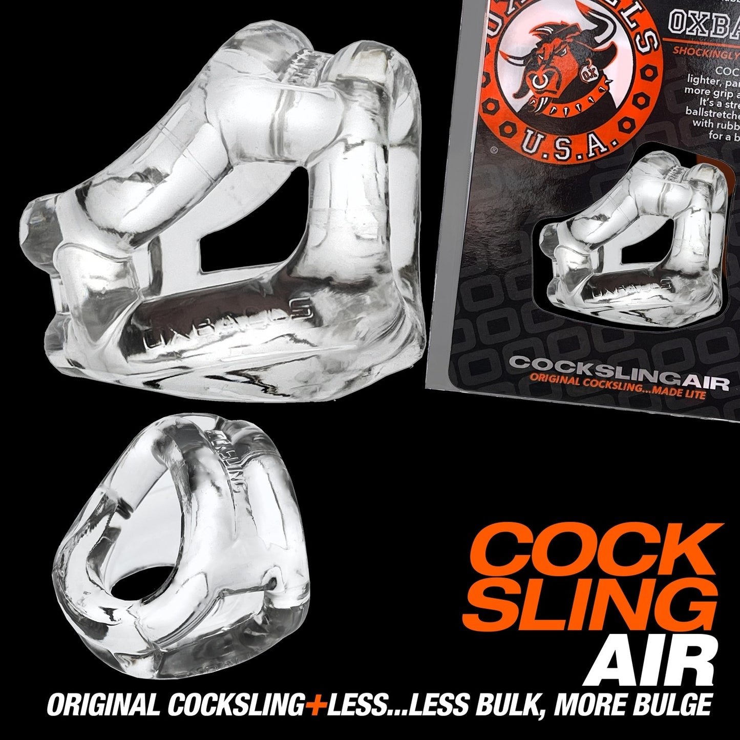 Oxballs CockSling Air Cock &amp; Ball Sling - Clear