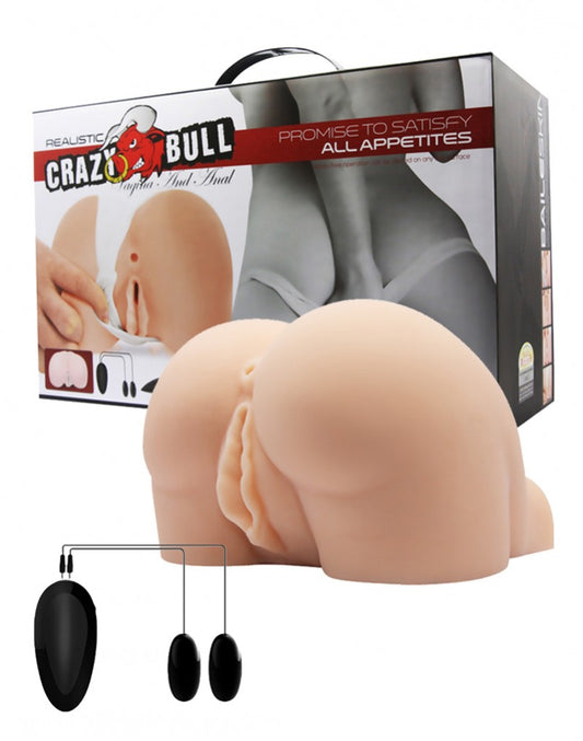 Crazy Bull by Baile The Realistic Vagina & Anal Promise to Satisfy All Appetites Vibrating Masturbator