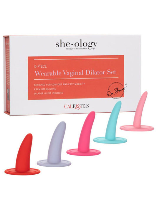 CalExotics She-ology Wearable Vaginal 5pc Dilator Set