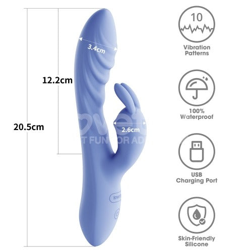 Lovetoy Swirl L'Allure Rechargeable Rabbit Vibrator
