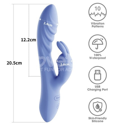 Lovetoy Swirl L'Allure Rechargeable Rabbit Vibrator