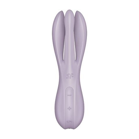 Satisfyer Threesome 2 Rechargeable Vibrator - Violet