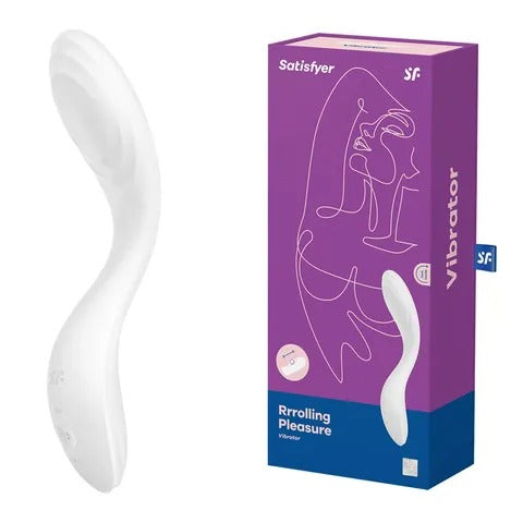 Satisfyer Rrrolling Pleasure Rechargeable Vibrator - White