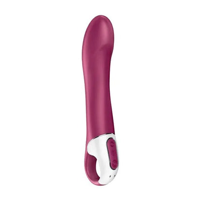 Satisfyer Big Heat Rechargeable Heated Vibrator with App Control - Berry