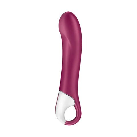 Satisfyer Big Heat Rechargeable Heated Vibrator with App Control - Berry