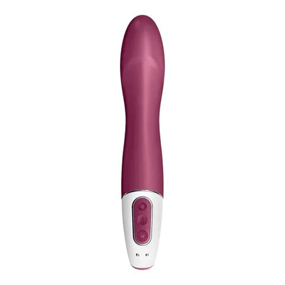 Satisfyer Big Heat Rechargeable Heated Vibrator with App Control - Berry