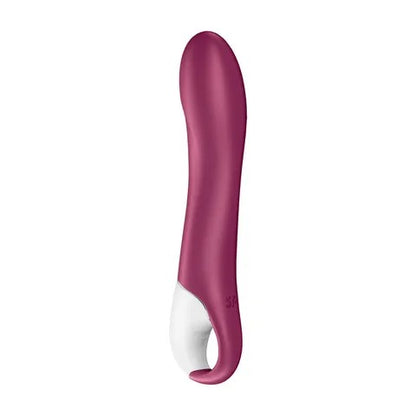 Satisfyer Big Heat Rechargeable Heated Vibrator with App Control - Berry