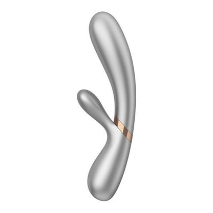 Satisfyer Hot Lover Rechargeable Rabbit Vibrator with App Control - Silver