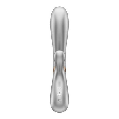 Satisfyer Hot Lover Rechargeable Rabbit Vibrator with App Control - Silver