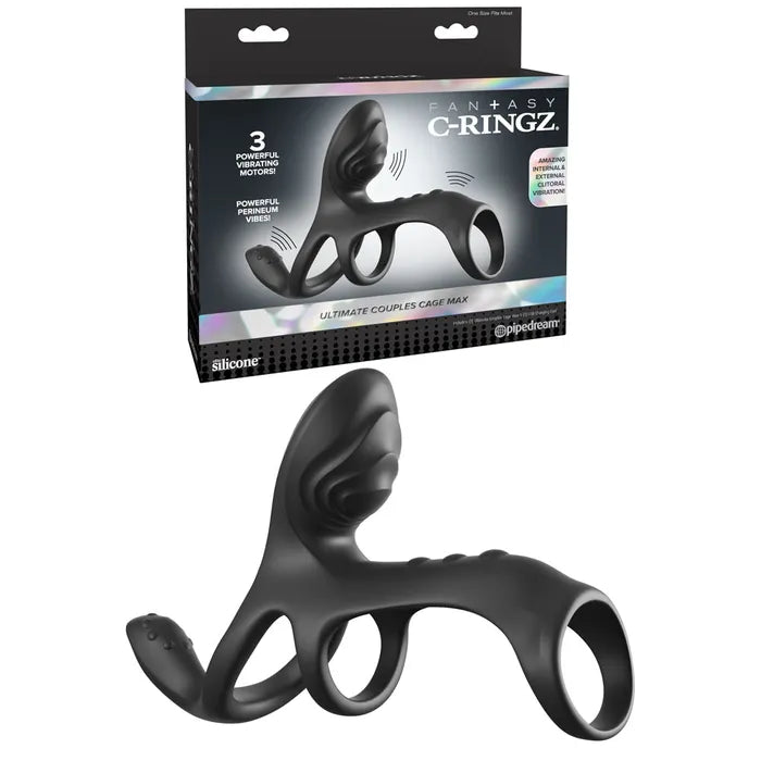 Fantasy C-Ringz Rechargeable Ultimate Couples Cage Max