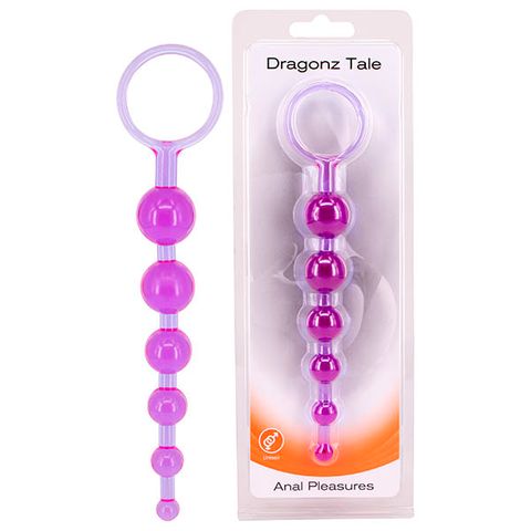 Seven Creations Anal Pleasures Dragonz Tale Beads - Purple