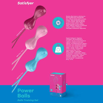 Satisfyer Balls Power Balls Kegel 3pc Training Set