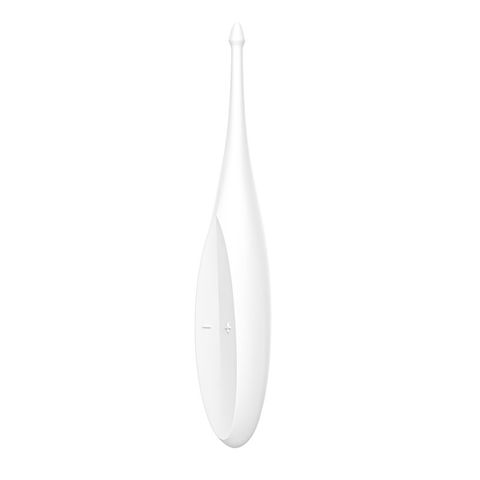 Satisfyer Twirling Fun Rechargeable Tip Vibrator - White