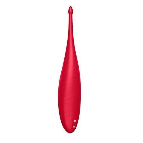 Satisfyer Twirling Fun Rechargeable Tip Vibrator - Red