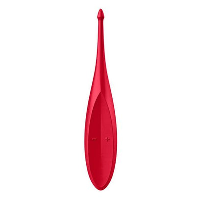 Satisfyer Twirling Fun Rechargeable Tip Vibrator - Red