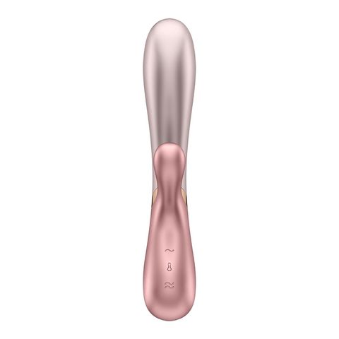 Satisfyer Hot Lover Rechargeable Rabbit Vibrator with App Control - Pink