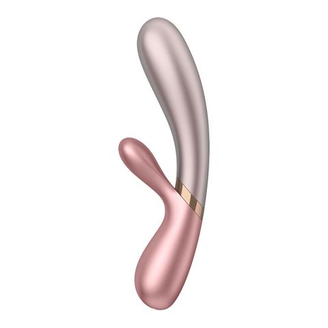 Satisfyer Hot Lover Rechargeable Rabbit Vibrator with App Control - Pink