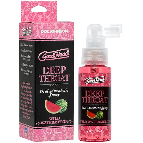 Doc Johnson GoodHead Deep Throat Oral Anesthetic Spray 59ml - Watermelon