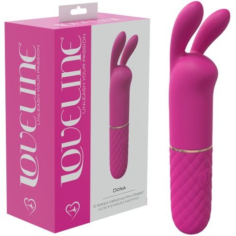 Shots Loveline Dona Mini Rabbit Vibe - Pink