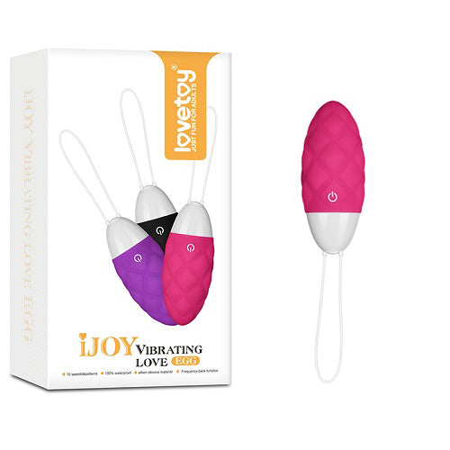 Lovetoy Products IJOY Rechargeable Vibrating Love Egg - Pink