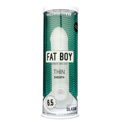 PerfectFit Brand Fat Boy Thin Sheath 6.5" - Clear