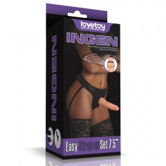 Lovetoy Products Ingen Easy Strap On Set 7.5"