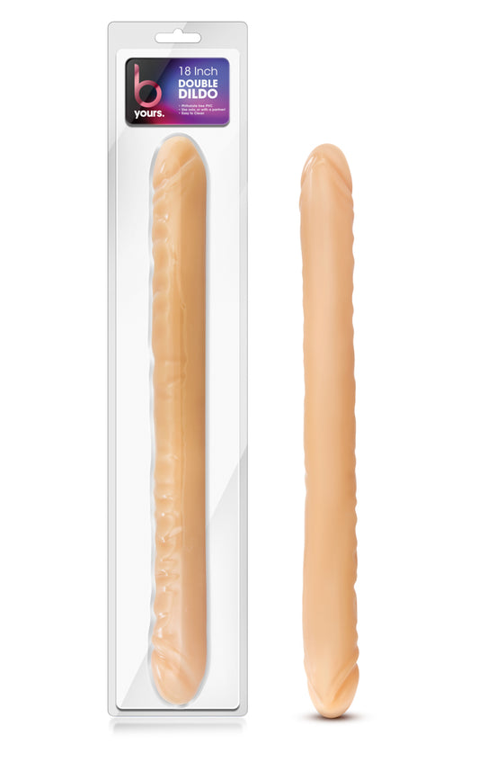 Blush Novelties B Yours 18" Double Dildo - Light