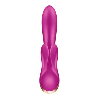 Satisfyer Rechargeable Double Flex Rabbit Vibrator with App Control - Violet