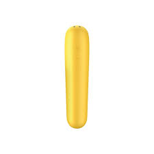 Satisfyer Dual Love Rechargeable Air Pulse Vibrator with App Control - Yellow