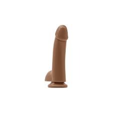 NS Novelties Elements Smooth 5" Dildo with Suction Cup - Brown