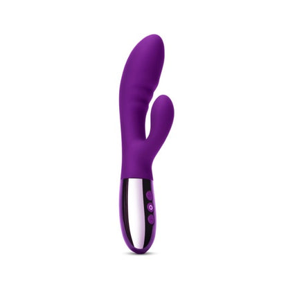 Le Wand Blend Double Motor Rabbit Rechargeable Vibrator - Dark Cherry