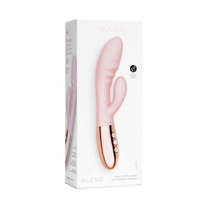 Le Wand Blend Double Motor Rabbit Rechargeable Vibrator - Rose Gold