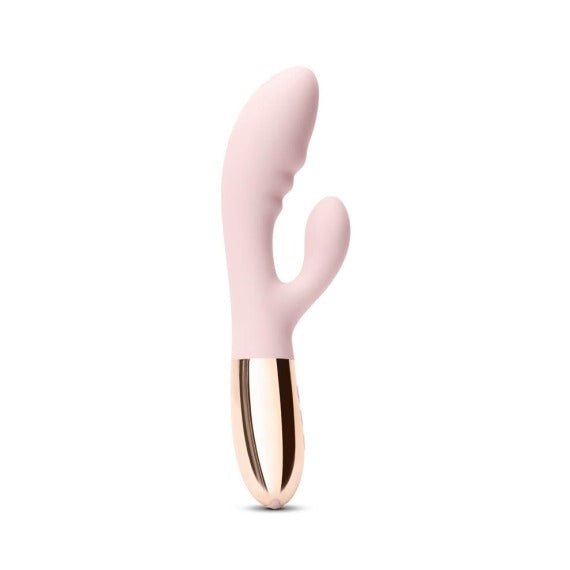 Le Wand Blend Double Motor Rabbit Rechargeable Vibrator - Rose Gold