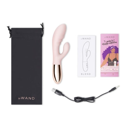 Le Wand Blend Double Motor Rabbit Rechargeable Vibrator - Rose Gold