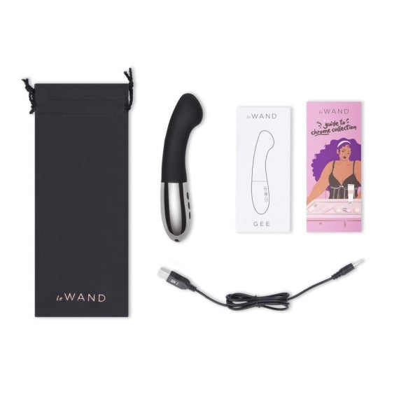 Le Wand Gee G-Spot Targeting Rechargeable Vibrator - Black