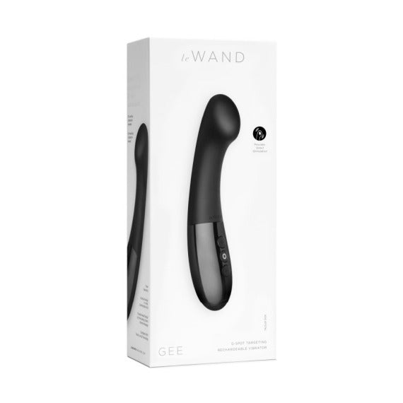 Le Wand Gee G-Spot Targeting Rechargeable Vibrator - Black