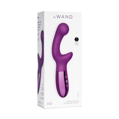 LE WAND CHROME XO G-Spot Vibrator - Dark Cherry