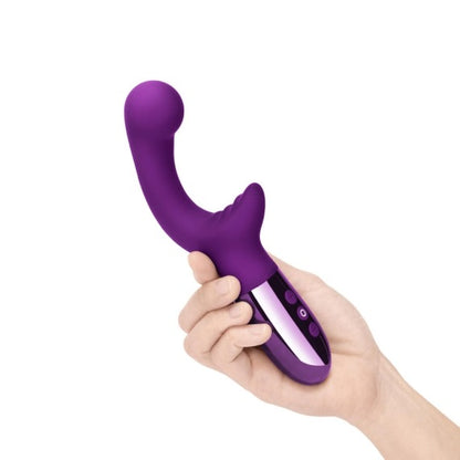 LE WAND CHROME XO G-Spot Vibrator - Dark Cherry