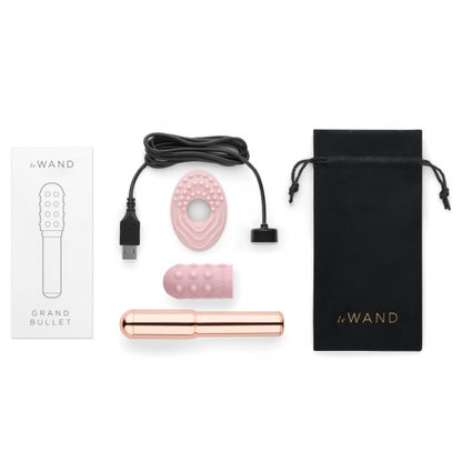 Le Wand Rechargeable Chrome Grand Bullet - Rose Gold