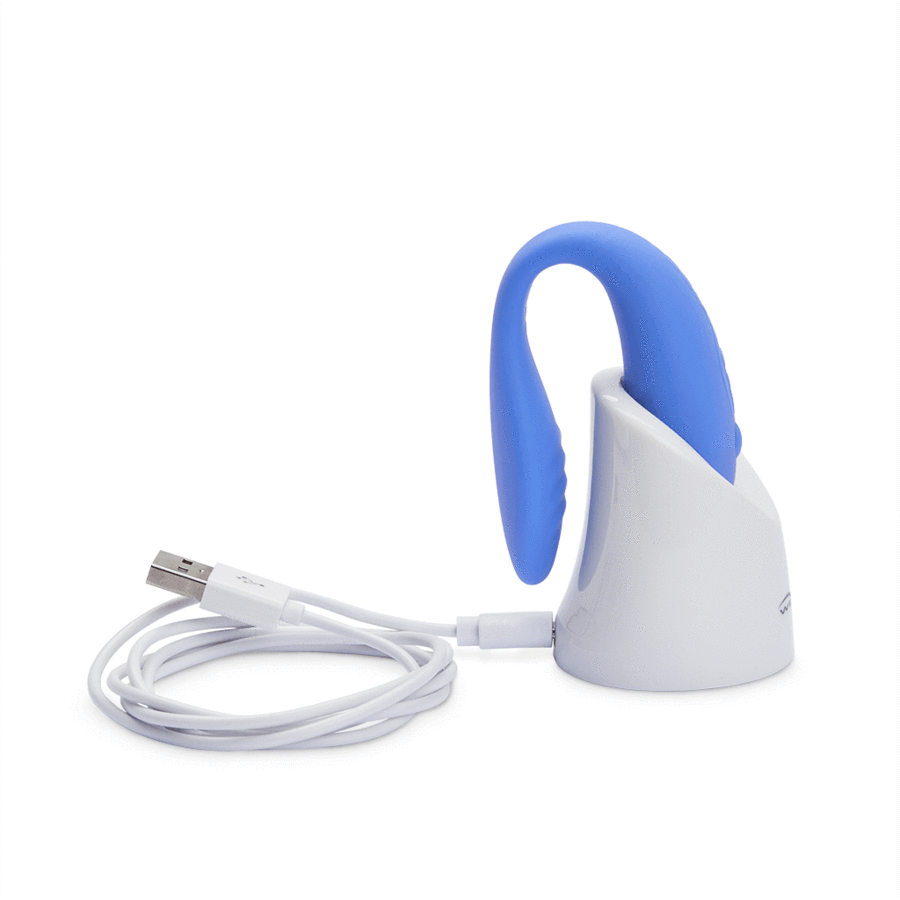 We-Vibe Match Rechargeable Couples Vibrator with Remote Control - Blue