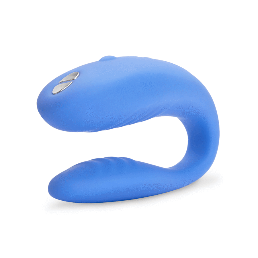 We-Vibe Match Rechargeable Couples Vibrator with Remote Control - Blue