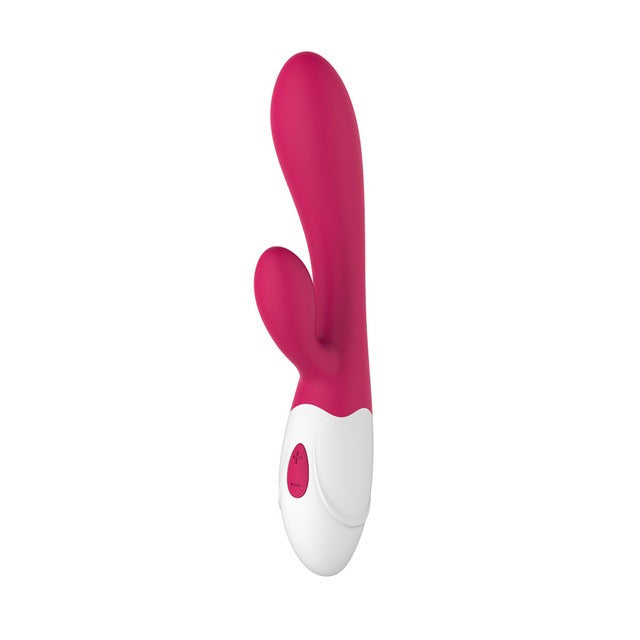 Velvetine Ruby Rechargeable Rabbit Vibrator - Pink