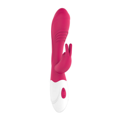 Velvetine Roma Rechargeable Rabbit Vibrator - Pink