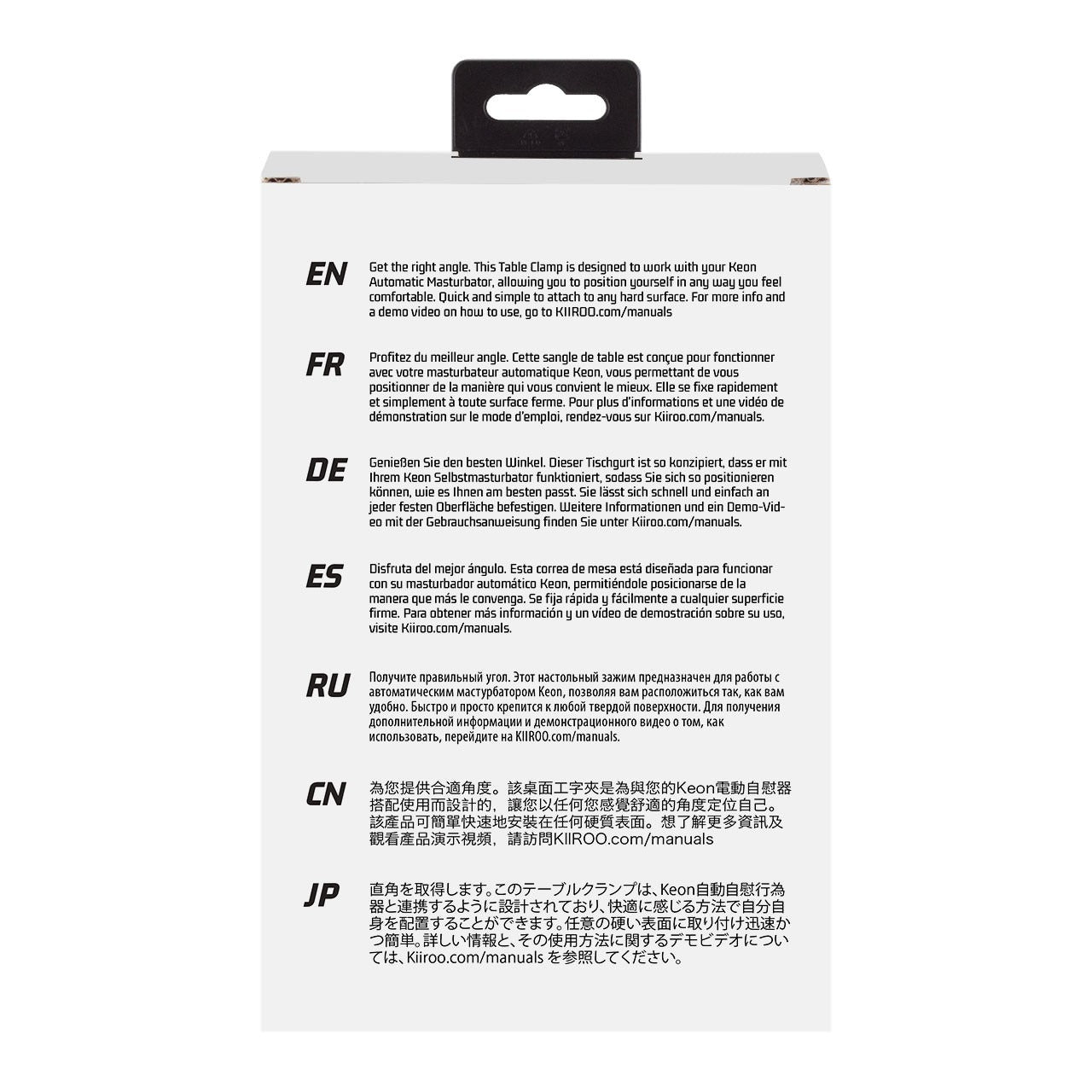 Kiiroo Keon Table Clamp Masturbator Accessory